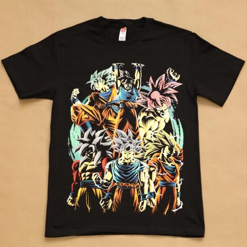 Goku fases Cotton Cotton Black Casual Casual