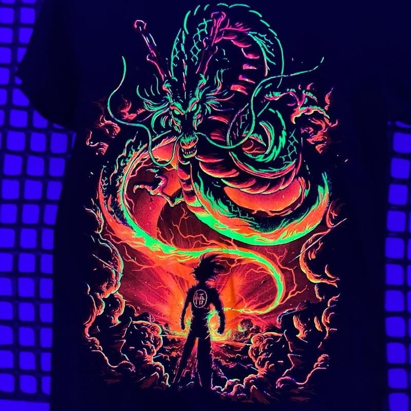 Goku fuego T-shirt Crewneck