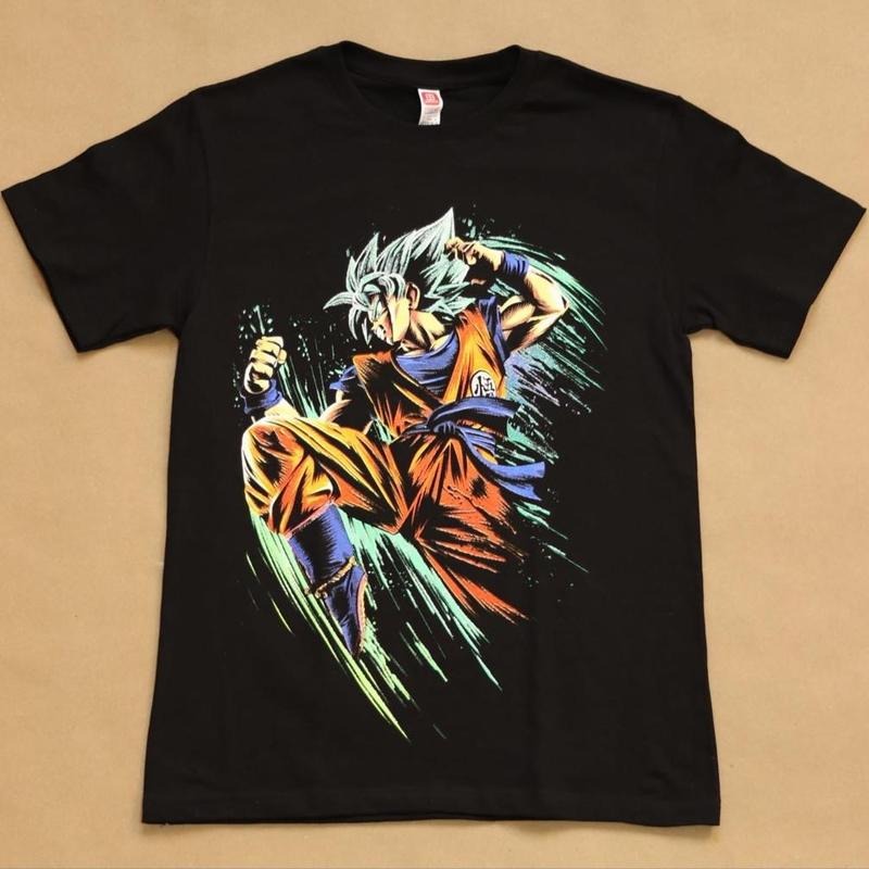 Goku t-shirts Black Cotton