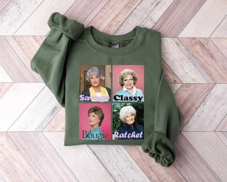 Golden Gils Shirt, Casual Tee, Live Like Rose, Dress Like Blanche, Think Like Dorothy, Golden Girls Tshirt ,Stay Golden Shirt