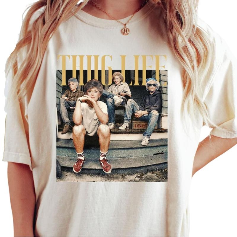 Golden Girls Thug Life The Golden Girls Fan T-Shirt DRG, Golden Girls Lover Gift, 80s TV Sitcom planbtwistedtea