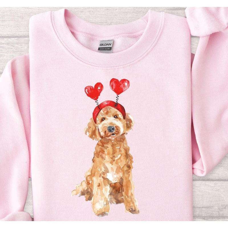 Goldendoodle Valentines Shirt, Valentines Day Dog Sweatshirt, Valentines Golden Doodle Shirt, Goldendoodle Sweatshirt, Doodle Dog Mom Gift