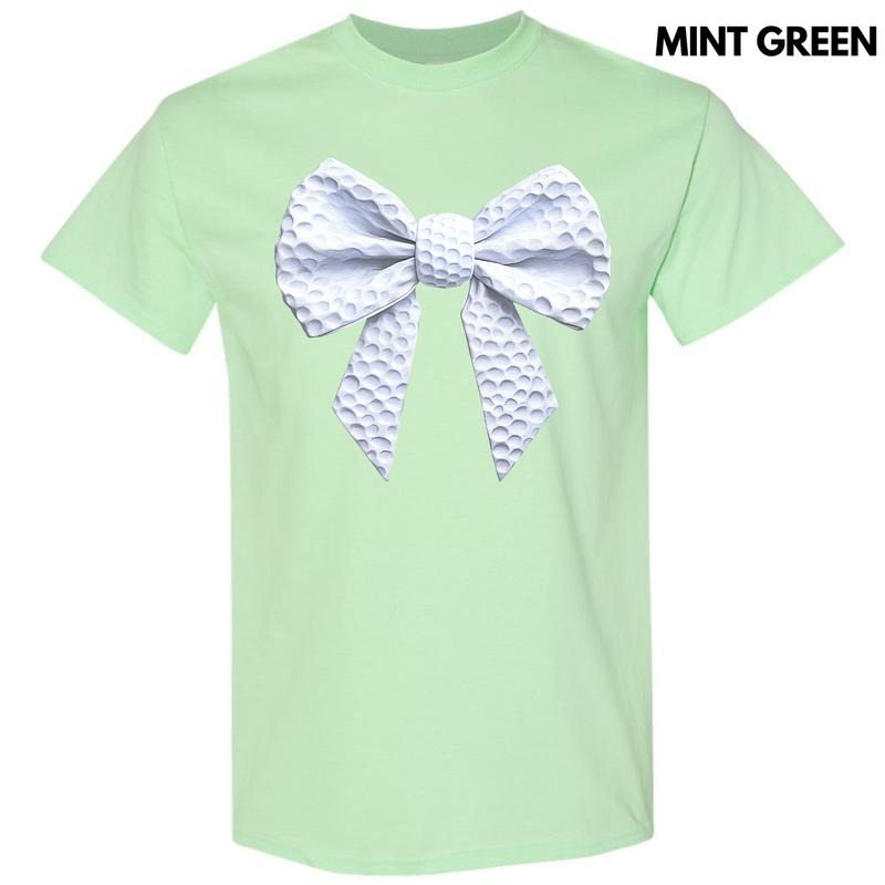 Golf Ball Bow Gildan Short Sleeve T-Shirt 'NLB'