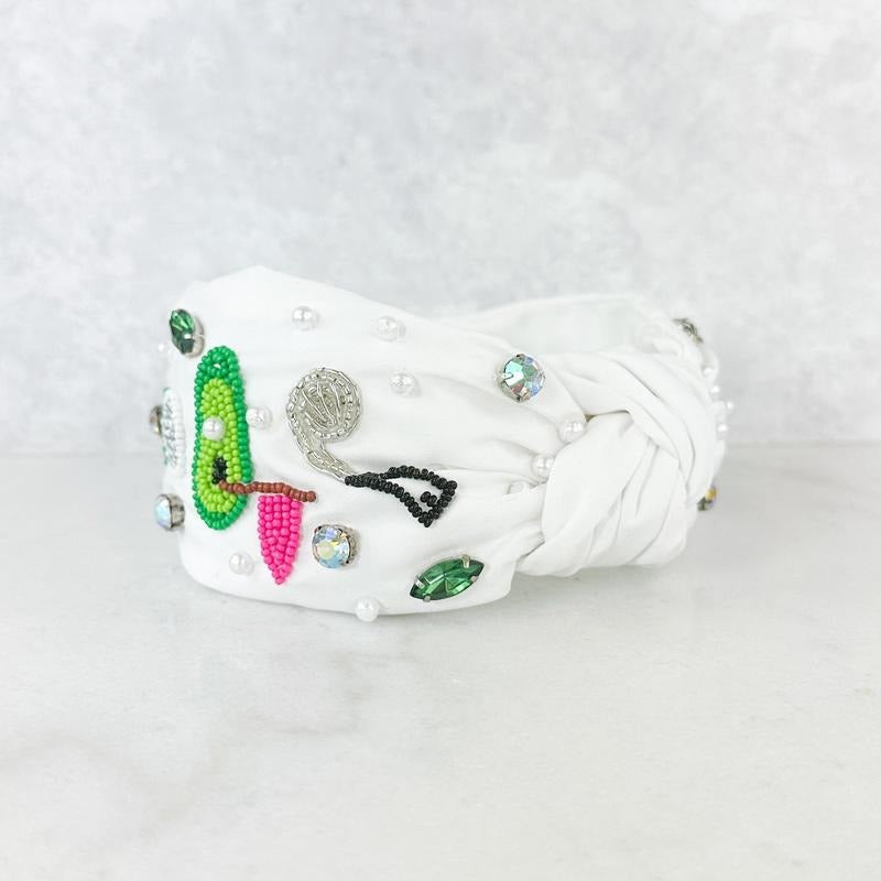 Golfing Girlie Knotted Headband *Final Sale*