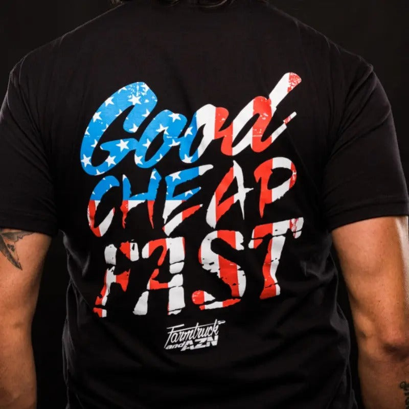 Good Cheap Fast - Tshirt tees Cotton Crewneck