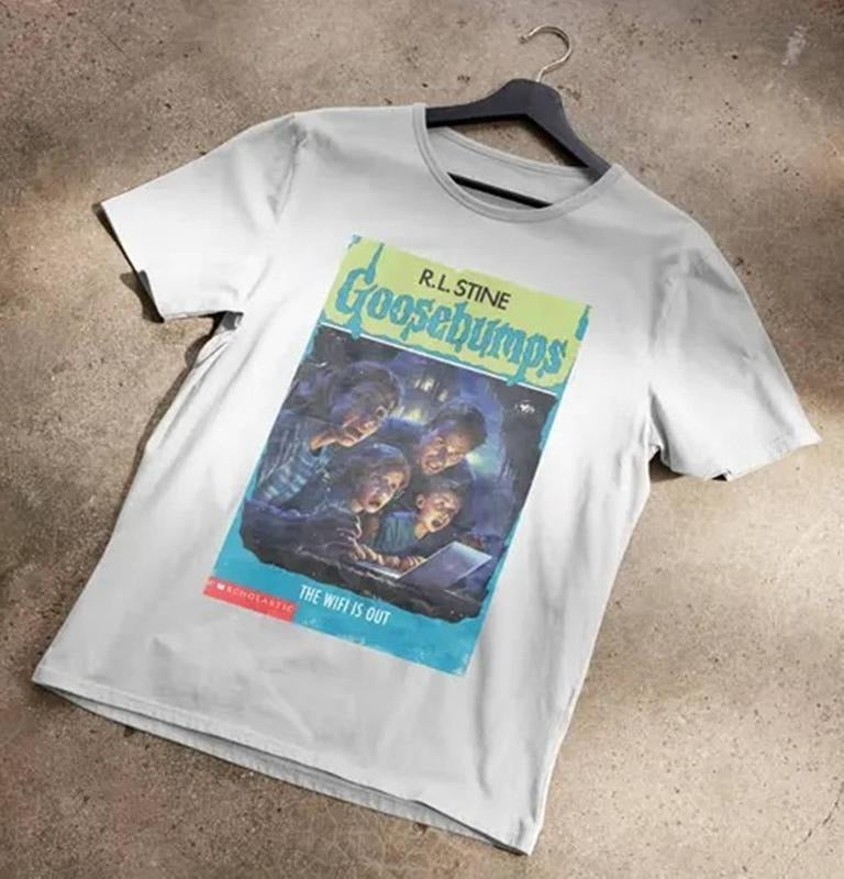 Goosebumps, The Wifi Is Out, Welcome To land Shirt, 90s Movie Spooky Season Shirt, Gift For Halloween Party Tshirt