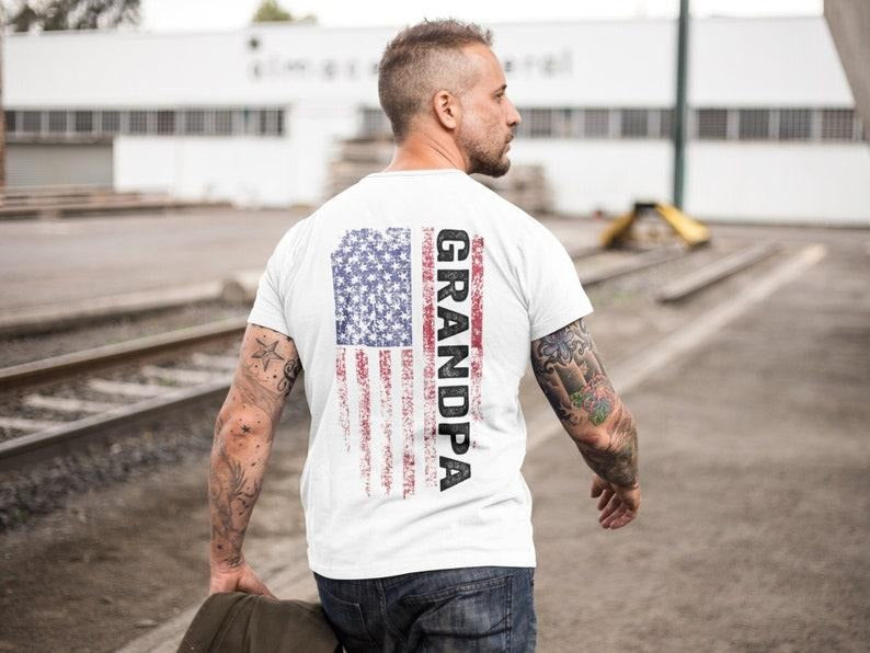 Grandpa shirt, Patriotic Grandpa Shirt, Grandfather Shirt, Gifts for Grandpa from Granddaughter, Grandfather Gifts, Grandpa Shirts