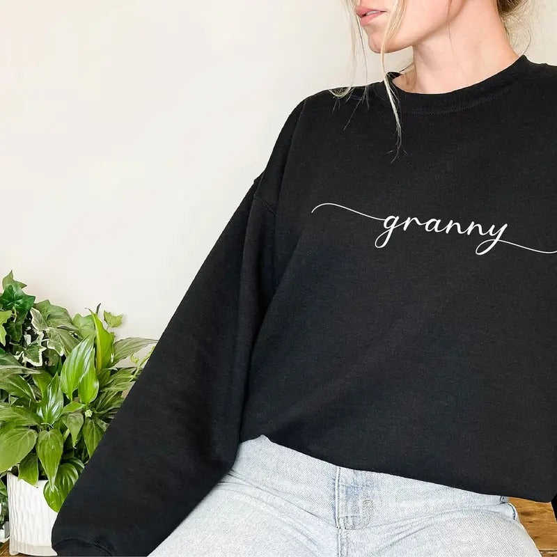 Granny Sweatshirt Grandma Casual Comfort Fit Womenswear