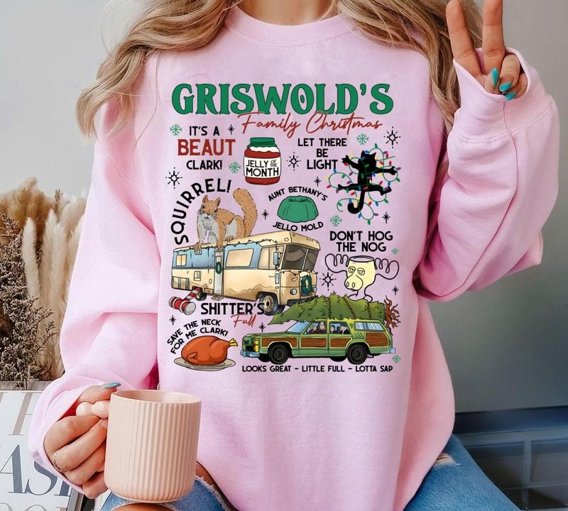 Griswold Family Christmas Shirt, Christmas Gift For Family, Griswold Family Sweater, Family Christmas Apparel, Family Tee, Griswold Shirt Womenswear Clothing