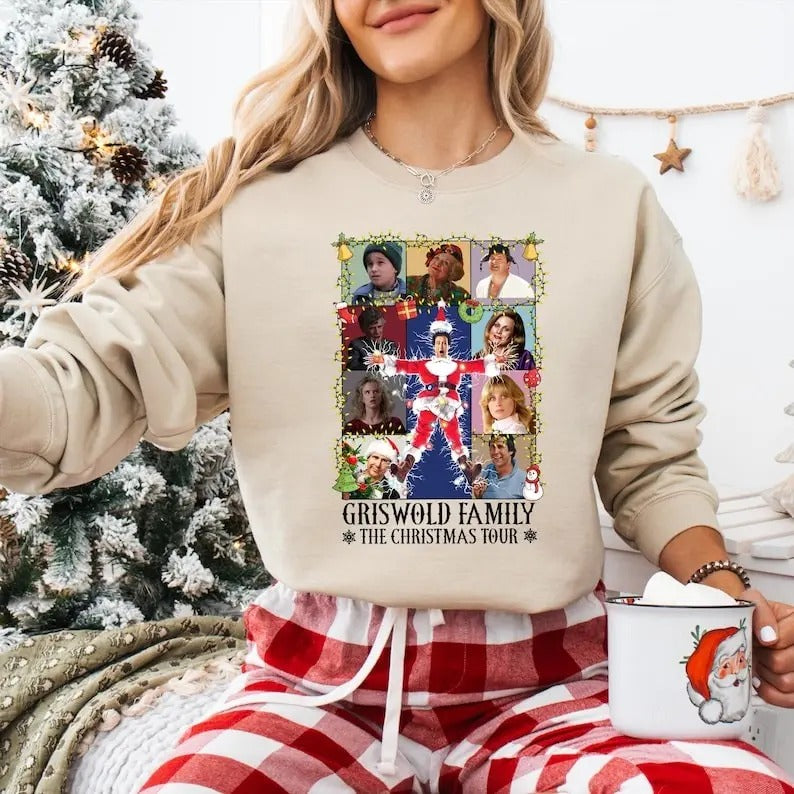 Griswold Family Christmas Sweatshirt, National Lampoon's Christmas Vacation shirt, You Serious Clark Tee, Funny Cousin Eddie Sweatshirt Comfort Cotton