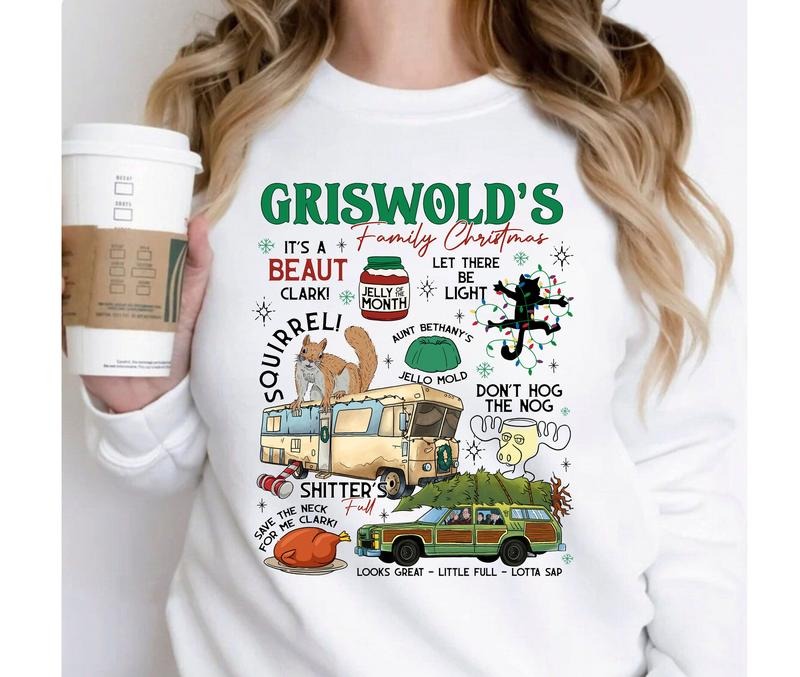 Griswold christmas sweatshirt, griswold co sweater, christmas tree farm shirt, family vacation match, national lampoon's christmas vacation