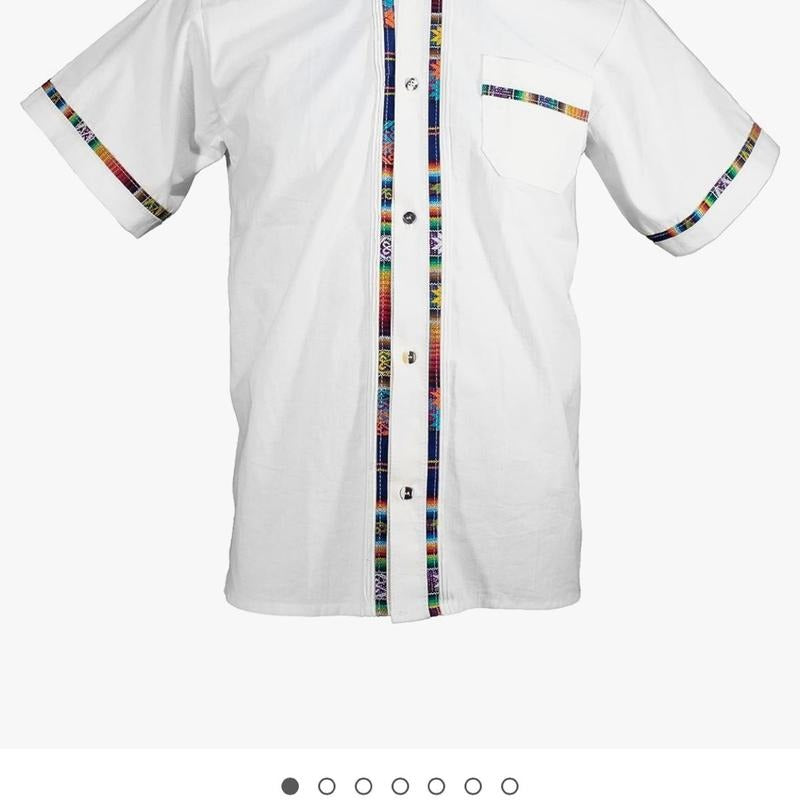 Guayabera blanca shirt White Casual Menswear