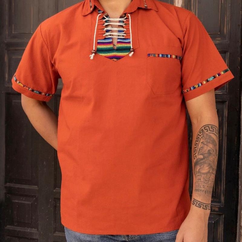 Guayabera hilos tinto, Casual