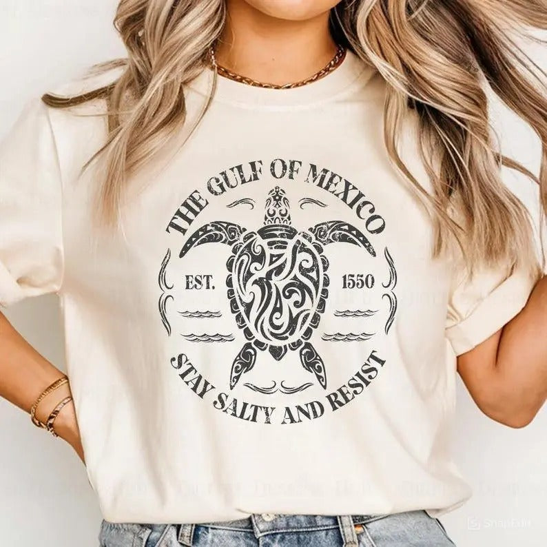 Gulf of Mexico Since 1550 Shirt, Mexico Gift for Mexican Lover, Gulf Coast Shirt, For Men For Women