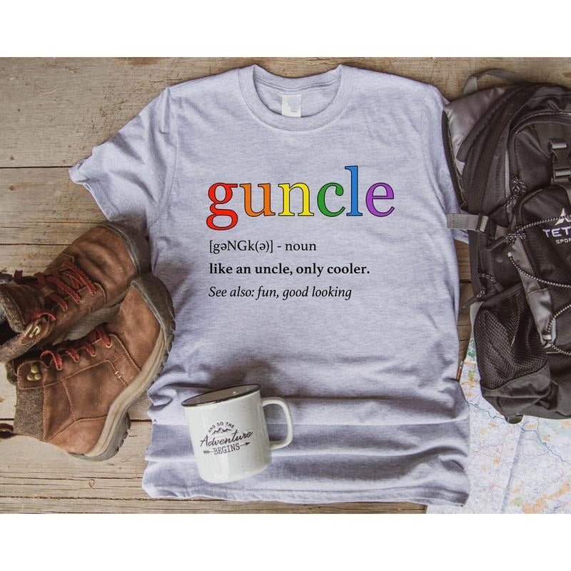 Guncle Shirt, Uncle definition LGBTQ Shirt, Pride Month Shirt, Gay Pride Tee, Pride Shirt, Equality Shirt, LGBTQ Gift, Gay Gift, Gift For Him
