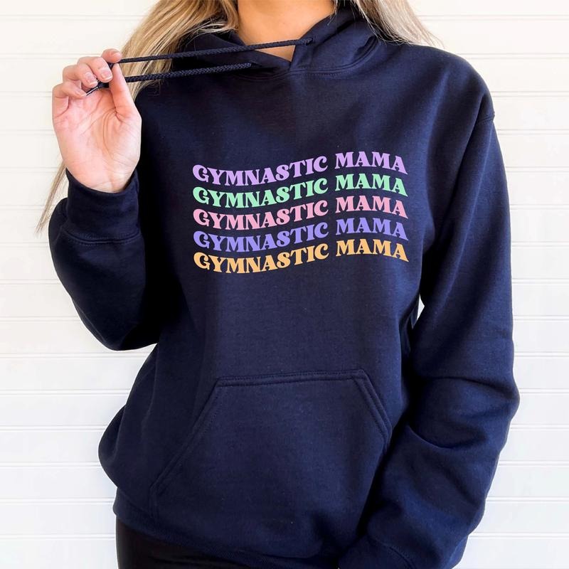 Gymnastic Mama Sweatshirt, Gymnastics Mom Life Sweater, Fitness Mother Hoodie, Sports Mom Gift Sweatshirt, Athletic Mommy Hoodie, Gymnast Mama Sweatshirt.