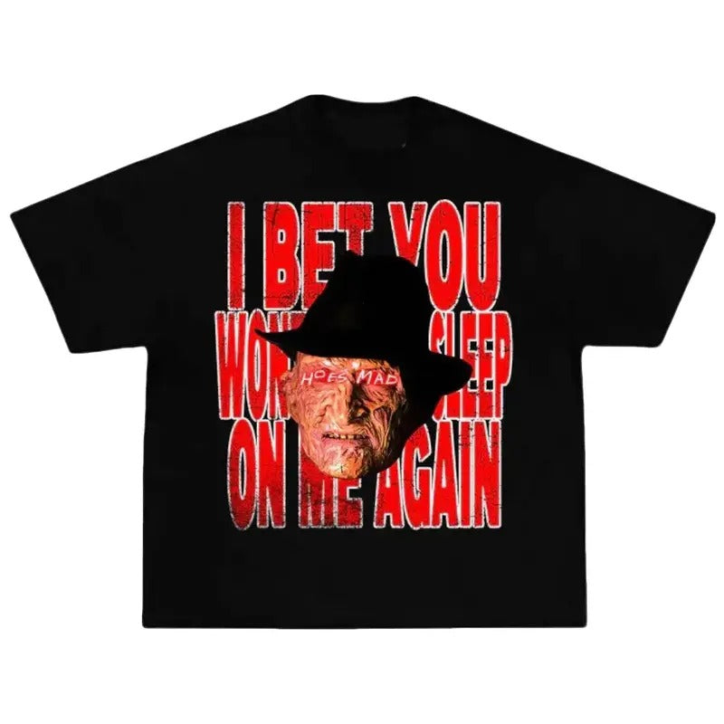HOES MAD FREDDY TEE - Rare Homage Vintage Style Graphic Bootleg - STREETWEAR