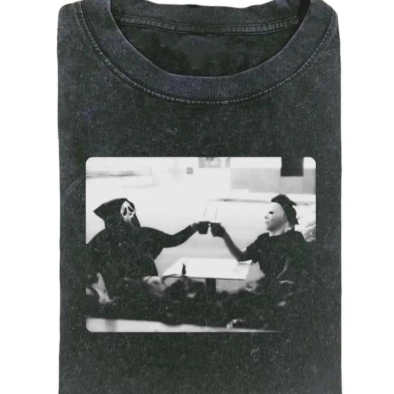 HORROR FOR HALLOWEEN DRESS, Graphic T-shirt, Y2K 90s Graphic Shirt, gift for her, him, Womenswear Top, Halloween Shirt