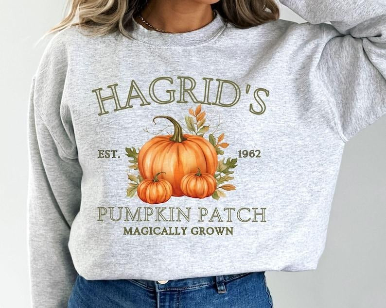 Hagrid's Pumpkin Patch Sweatshirt, Fall Sweatshirt, Halloween Sweatshirt, Hagrid's Pumpkin Farm Sweatshirt, Whimsical Pumpkin Patch Shirt T-shirt, sweater and Hoodie