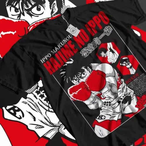 Hajime No Ippo T-shirt Kamogawa Boxing Gym Ippo Makunouchi Kbg Girl Gift Shirt