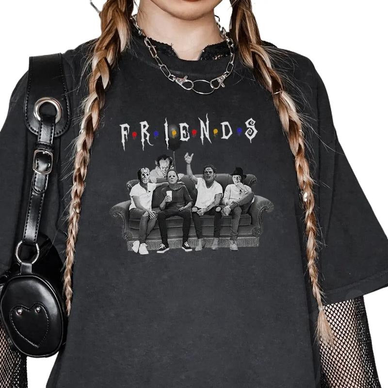 Halloween Friends Shirt Michael Myers Jason Voorhees Freddy Krueger Friend Pennywise Shirt Halloween Movie Shirt