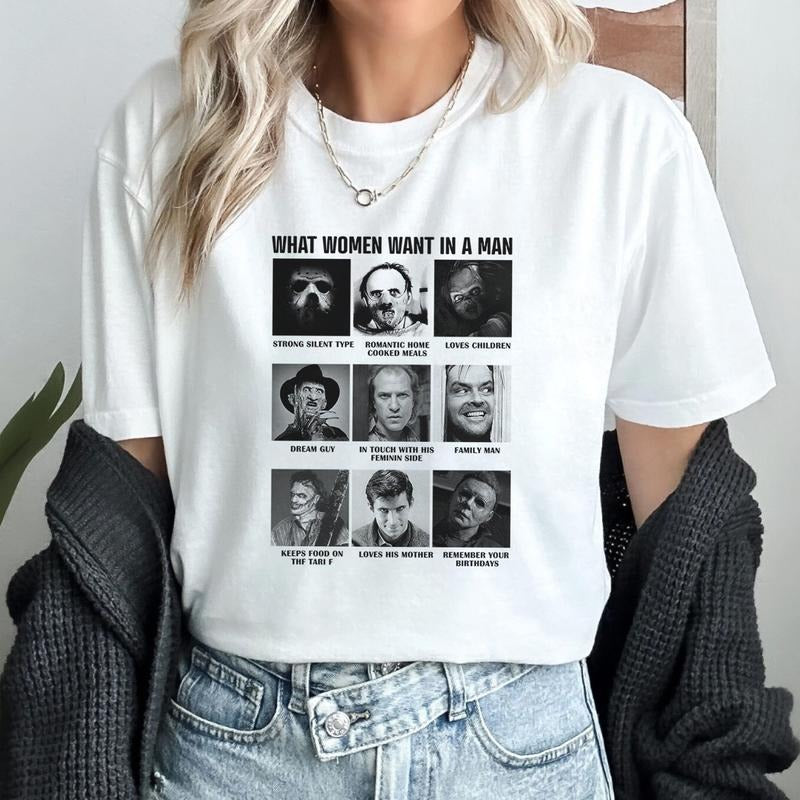 Halloween Team TShirt Michael Myers Jason Voorhees Freddy Krueger Halloween Tshirt Halloween Movie Shirt Halloween Movie Shirt