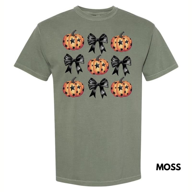 Halloween Pumpkin Coquette Comfort Colors T-Shirt 'NLB'