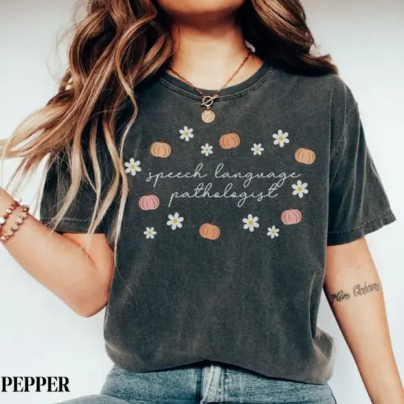 Halloween Shirt, Halloween SLP Shirt, Speech Language Pathologist Shirt, Speech Teacher Halloween T-shirt