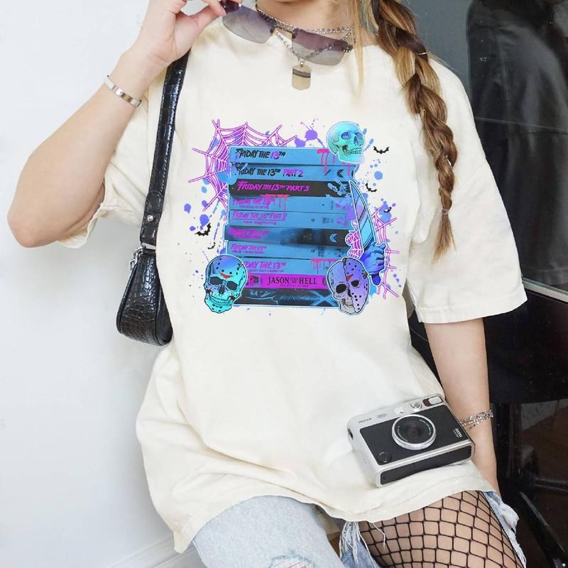 Halloween Shirt, Jason Goes To Hell T-Shirt, Jason Voorhees Shirt, Halloween T-Shirt, Trick Or Treat Shirt, Vintage Shirt