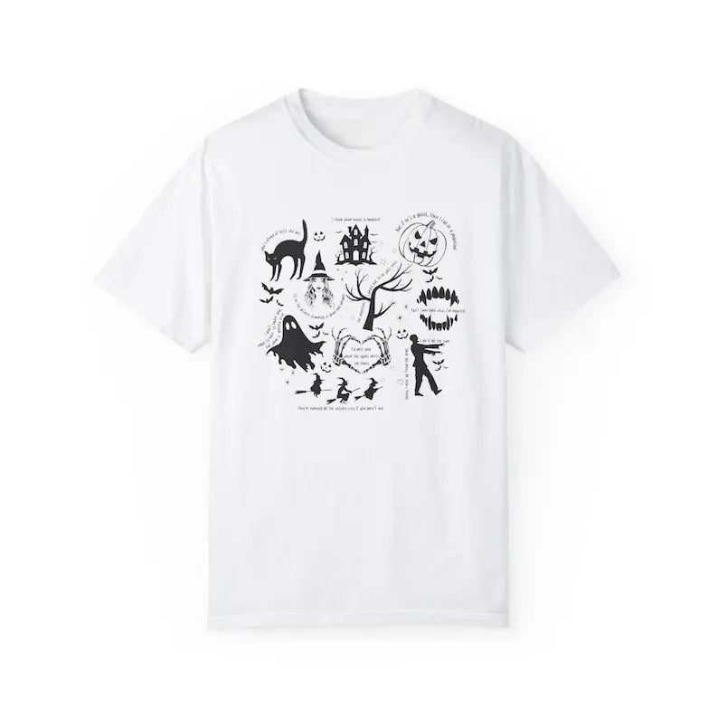 Halloween Songs Shirt, Halloween TShirt, Spooky Season, Ghost Haunt, Fall Season, Pumpkin Halloween, Halloween Lyrics Sweatshirt Hoodie T-Shirt