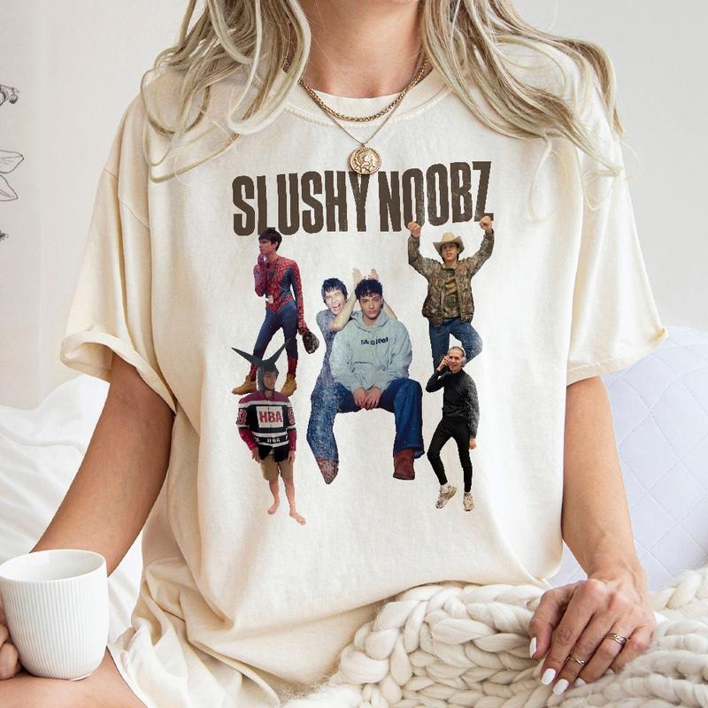 Hamzah SlushyNoobz Fan Tee, Hamzah and Martin Joke Gift, SlushyNoobz Comedy Merch, Mykonos and Oikos T-Shirt