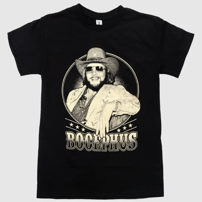 Hank Williams Jr. Bocephus T-Shirt Classic Cotton