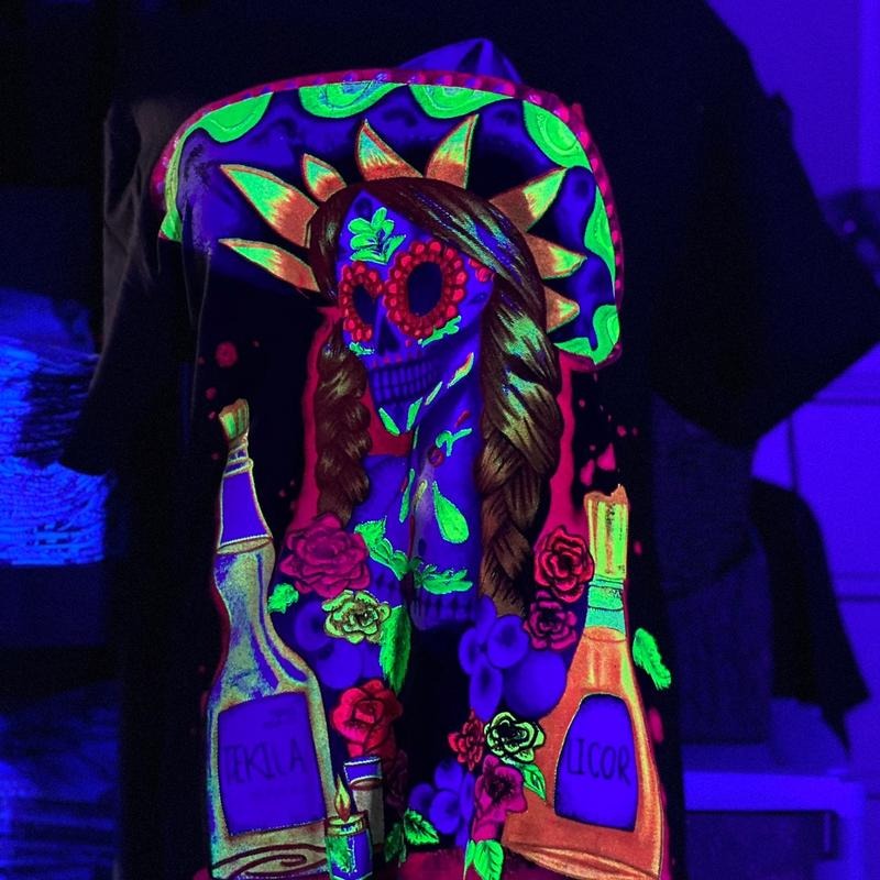 Happy Catrina T-shirts Cotton Casual Black Tshirt Crew Neck Menswear