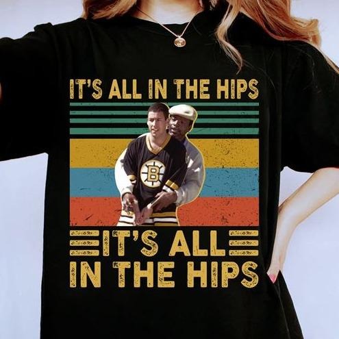 Happy Gilmore Movie Shirt Adam Sandler Shirt It's All In The Hips Vintage T-Shirt