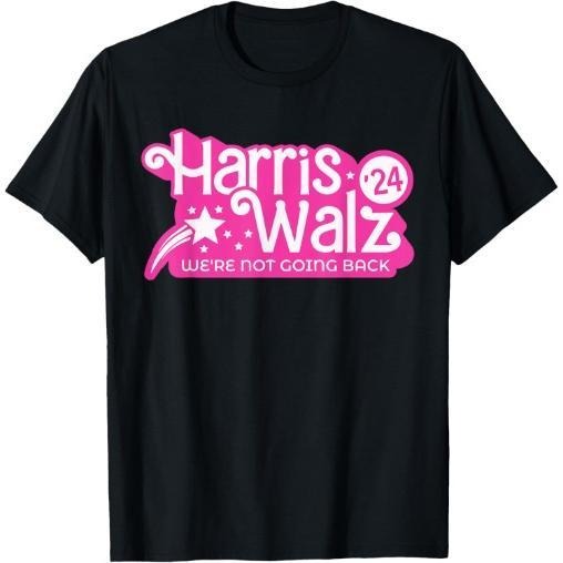 Harris Waltz 2024 We're Not Going Back Walz Kamala Harris T-Shirt made in usa