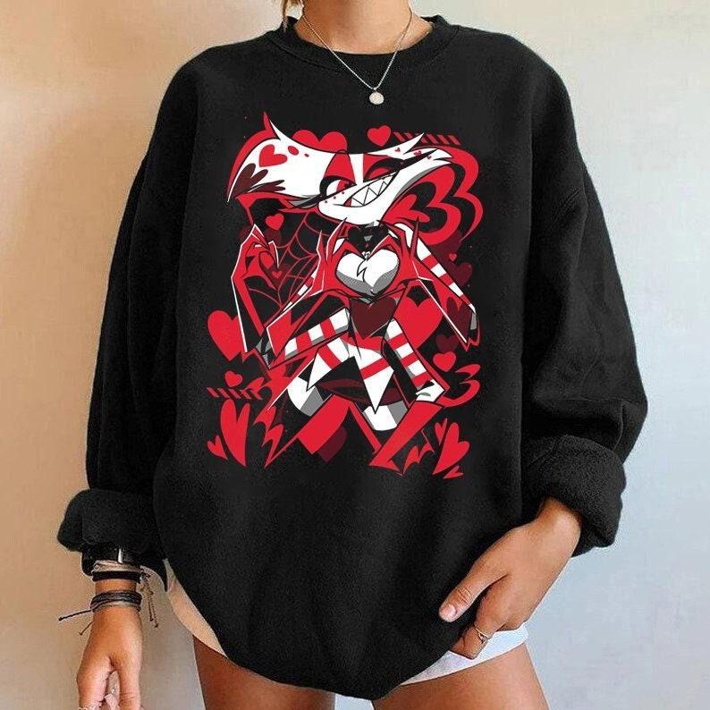 Hazbin Hotel Angel Dust Hazbin Hotel Characters Sweatshirt