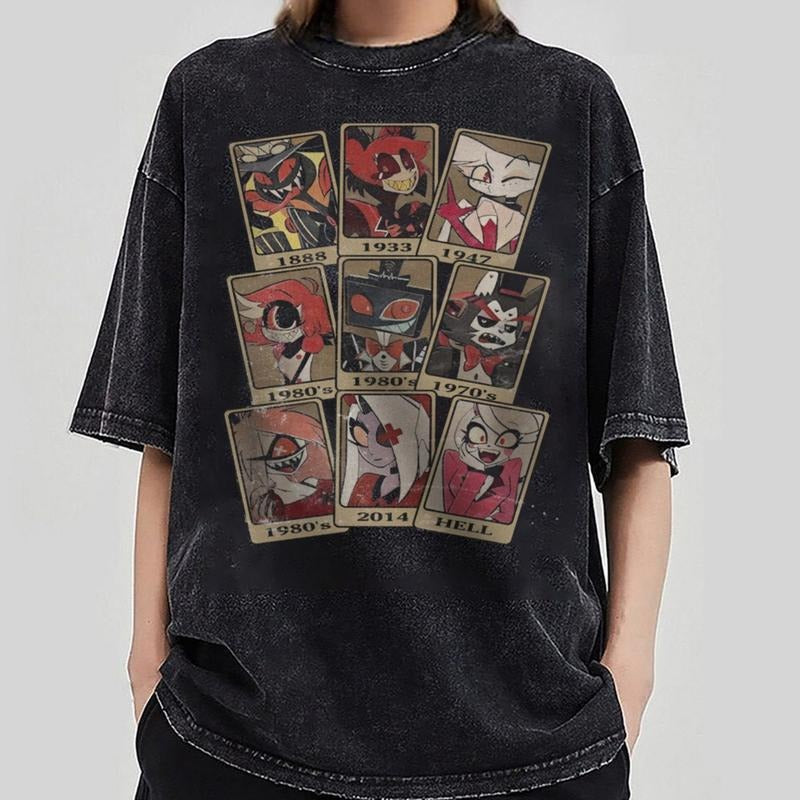 Hazbin Hotel Characters Of Years T-Shirt, Hazbin Hotel Characters T-Shirt, Helluva Boss T-Shirt
