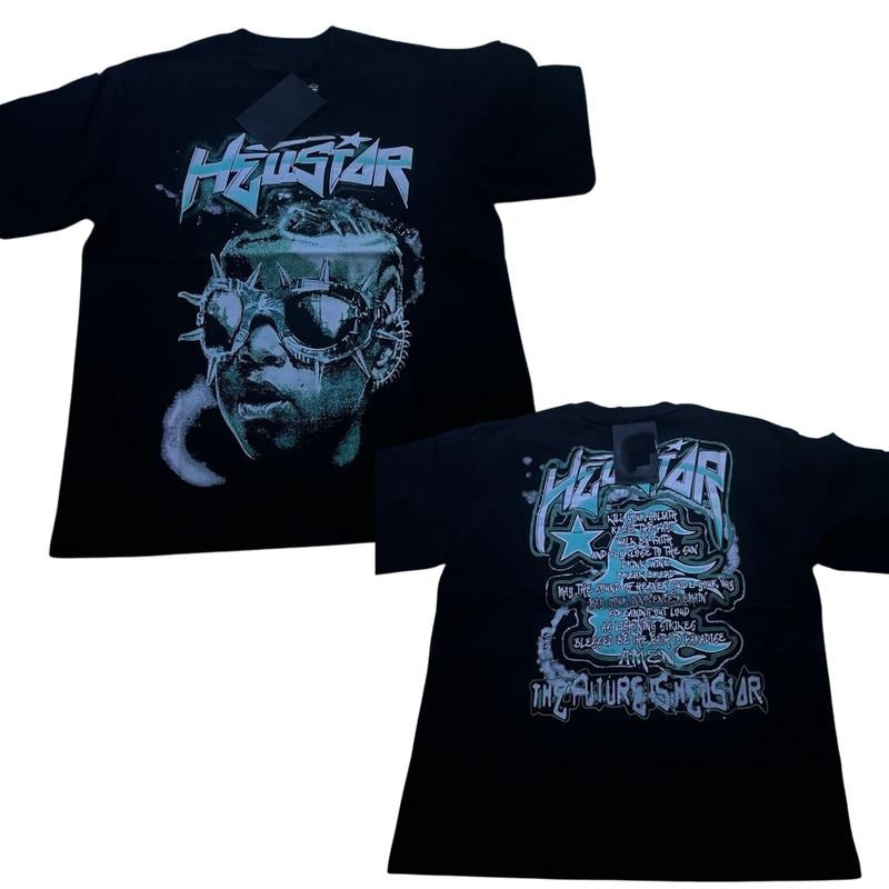 Hellstar Shirt Unisex Shirt, cotton Streetwwear Made Using 100% Us Cotton, Design & Printed In The USA Menswear T-Shirt graphic tee