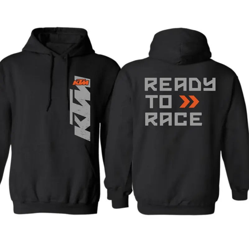 KTM Ready to Race 2 Side T-shirt/Hoodie Vintage for Men and Women, Unisex Vintage Crewneck Tee - Casual, Menswear