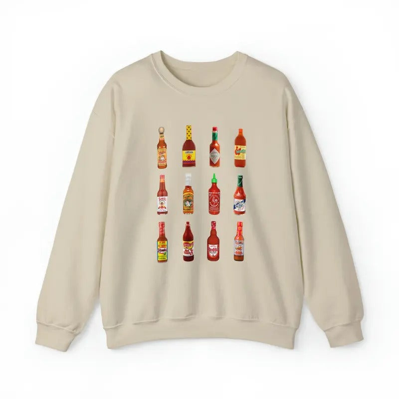 Hot Sauce Sweatshirt, Hot Sauces Lovers Hoodie, Hot Sauce Gift Shirt