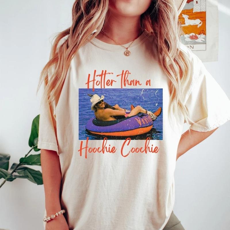 Hotter Than A Hoochie Coochie Shirt Top Womenswear