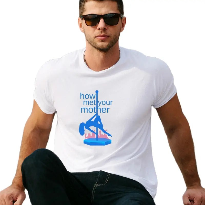 How I Met Your Mother Men's funny T-shirt Crewneck Menswear Cotton