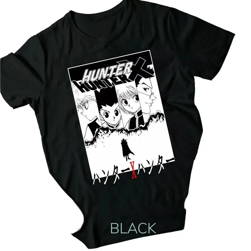Hunter X Hunter Gon Killua hxh ANIME MANGA à manches courtes Unisexe T-Shirt