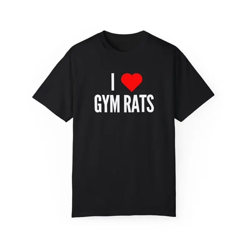 I Heart Gym Rats, Gifts for him, Gifts for her, Pump Cover, Mens Pump Cover, Gift for Gym Rat, Gym Graphic T Shirt, Gym Shirt, Gym T Shirt, Unisex, Gift, Graphic T Shirt, Gift For Him, Gift For Her