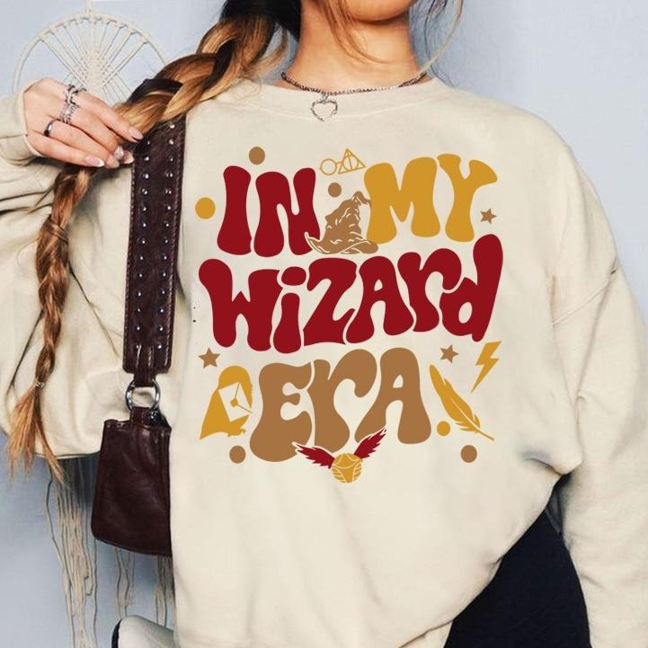 In My Wizard Era Shirt, Wizard School Shirt, Girls trip shirt, Funny Magical Item Shirt, Girls Gift for Fan, HP Shirt, HP books shirt