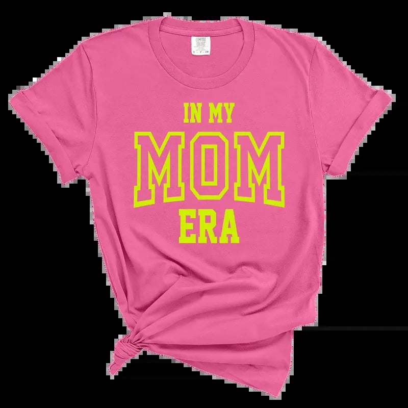In my mom era Design - Comfort Color Tee Design - Mom Era - Mother's Day Colorful Comfortable Graphic T Shirt