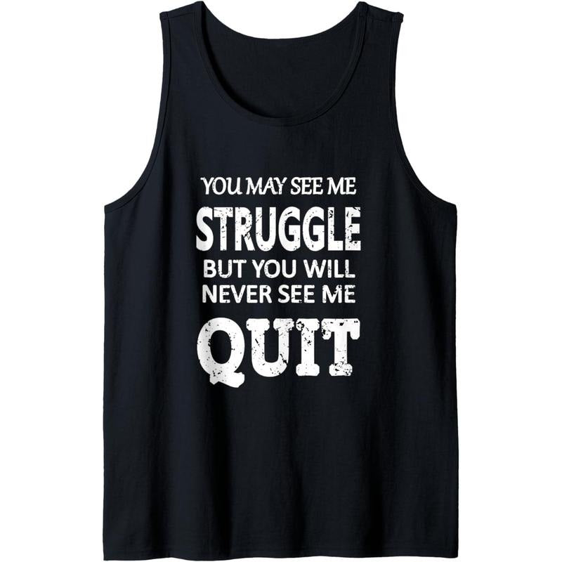 Inspiring Workout Inspiration Motivational Saying Men Women Tank Top MADE IN USA