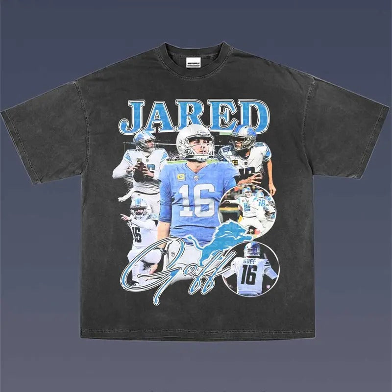 JARED GOFF 1.1 Tee - Soft and Comfortable Shirt - Unisex - Graphic T-Shirt