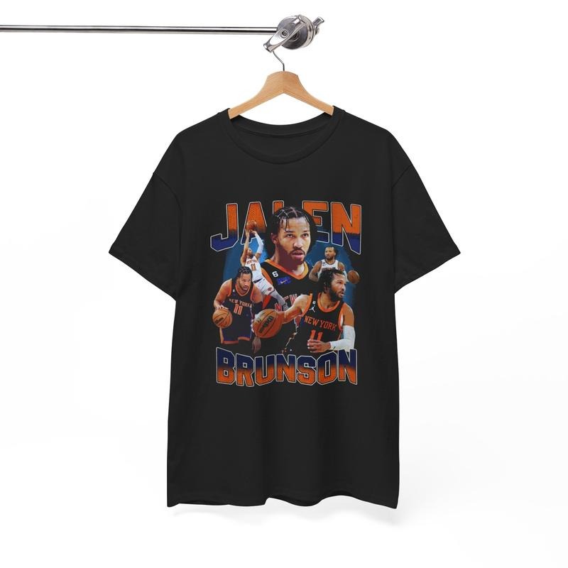 Jalen Brunson Bootleg Vintage Retro Basketball Star Knicks Fan T-Shirt, Gift For Fan