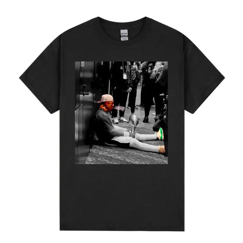 Jalen Hurts Celly Ciga Trophy Fan Gift T Shirt, Sports Graphic Tshirt,Trending Shirt, Funny Tee Cotton Menswear Top